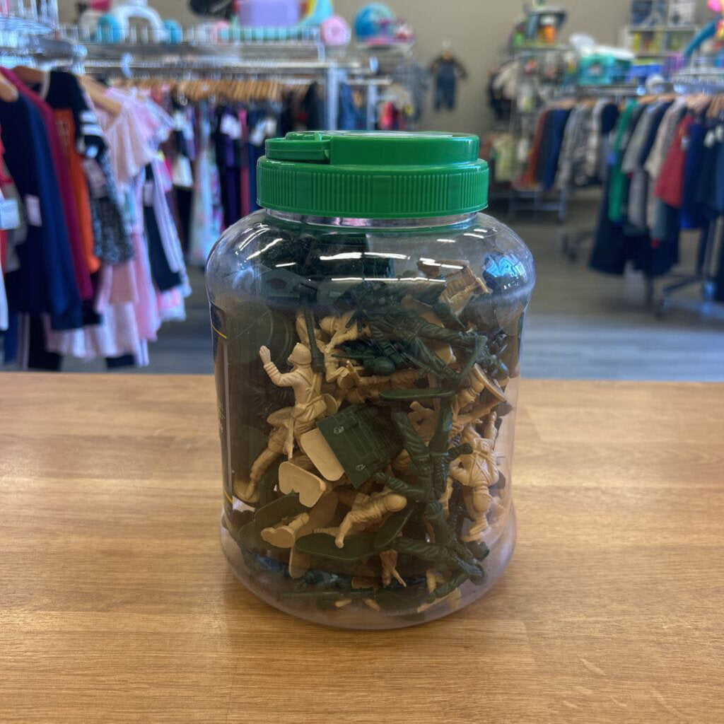 Container of Army Men