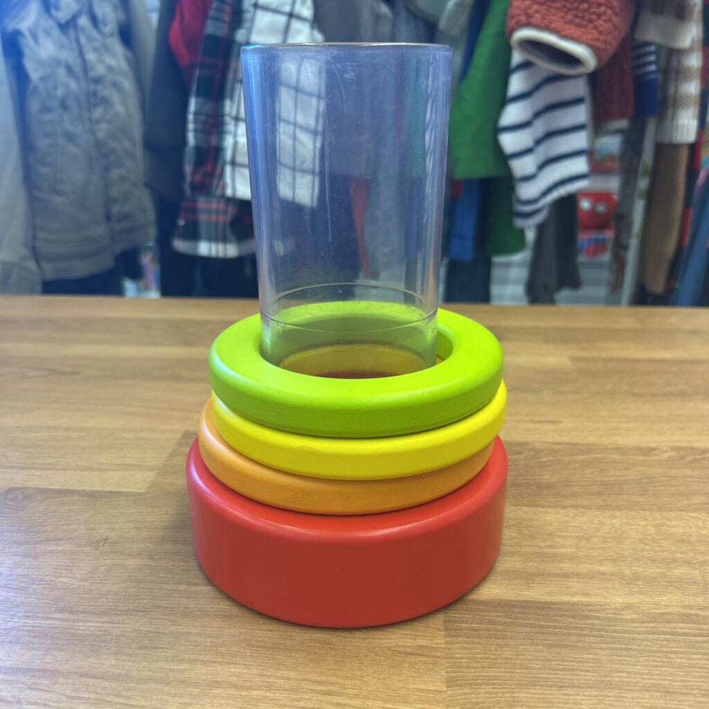 Lovevery Clear Tube w/ Stacking Rings