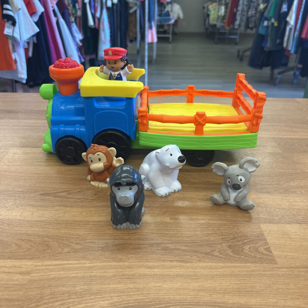 Little People Zoo Train w/ 5 Figures