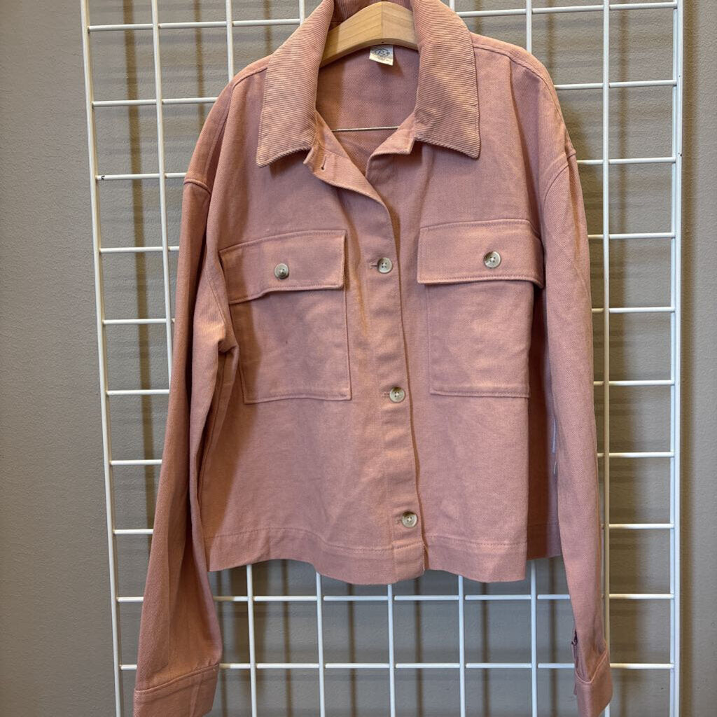 NWT Treasure & Bond Crop Shacket - 14/16