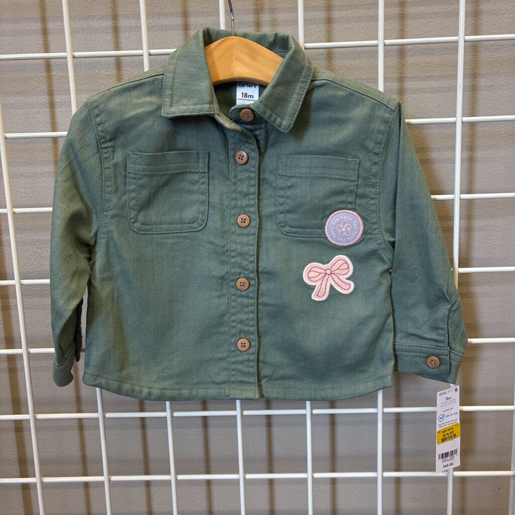 NWT Carter's LS Button Up - 18m