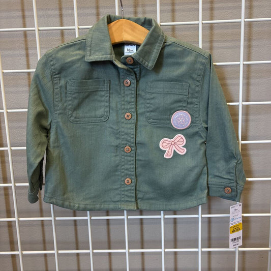 NWT Carter's LS Button Up - 18m