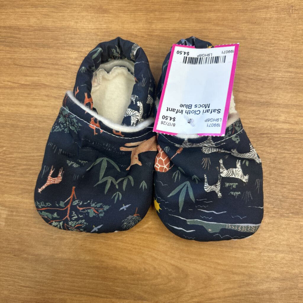 Safari Cloth Infant Mocs