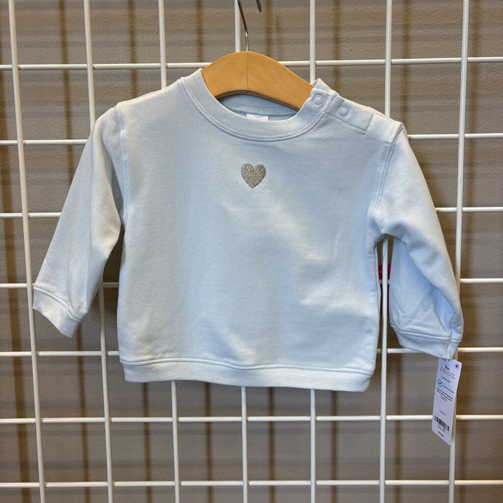 NWT Carter's Heart Crewneck - 9m