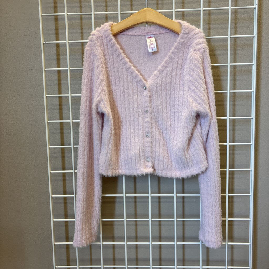 Justice Furry LS Cardigan - 12/14