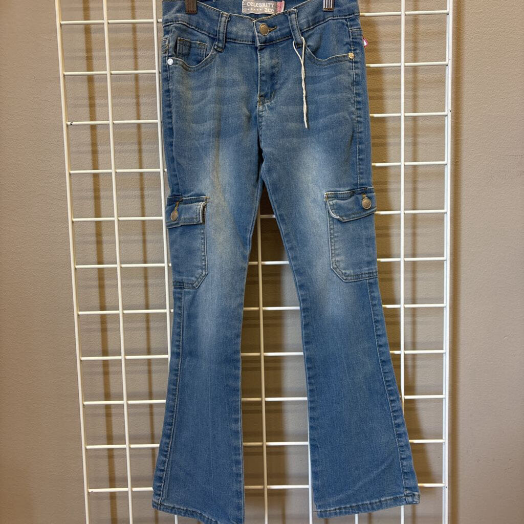 Celebrity Ace Flare Cargo Jeans - 10