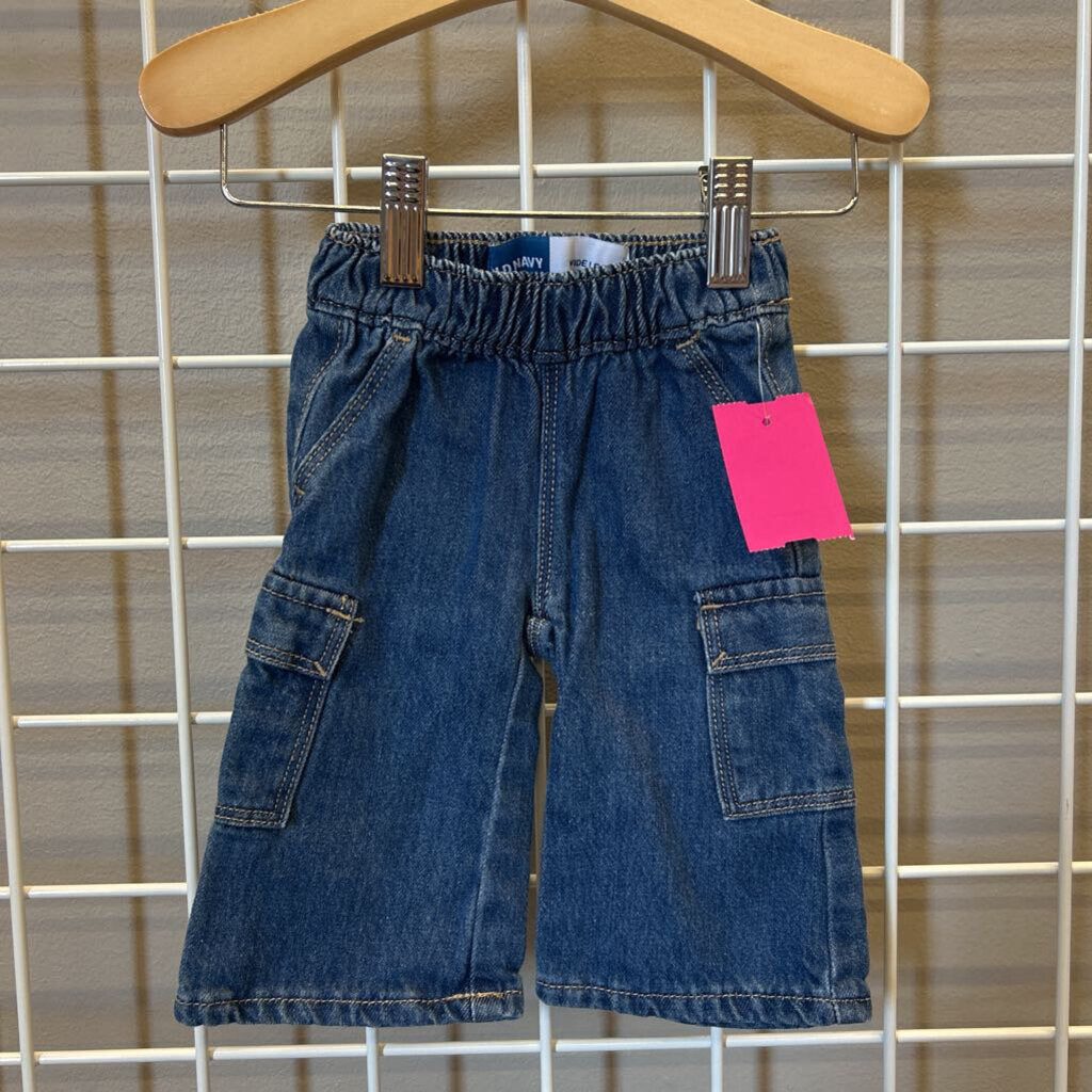 Old Navy Wide Leg Jeans - 6/12m