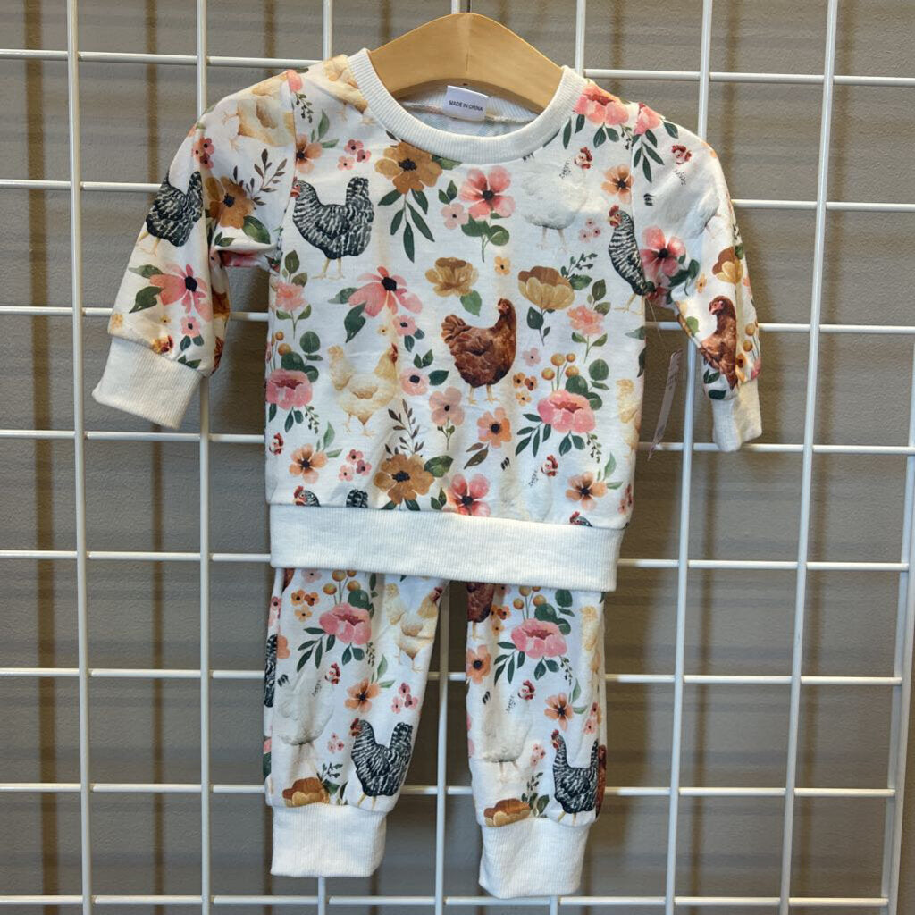 Unbranded Chicken Two Pc Set - 0/6m