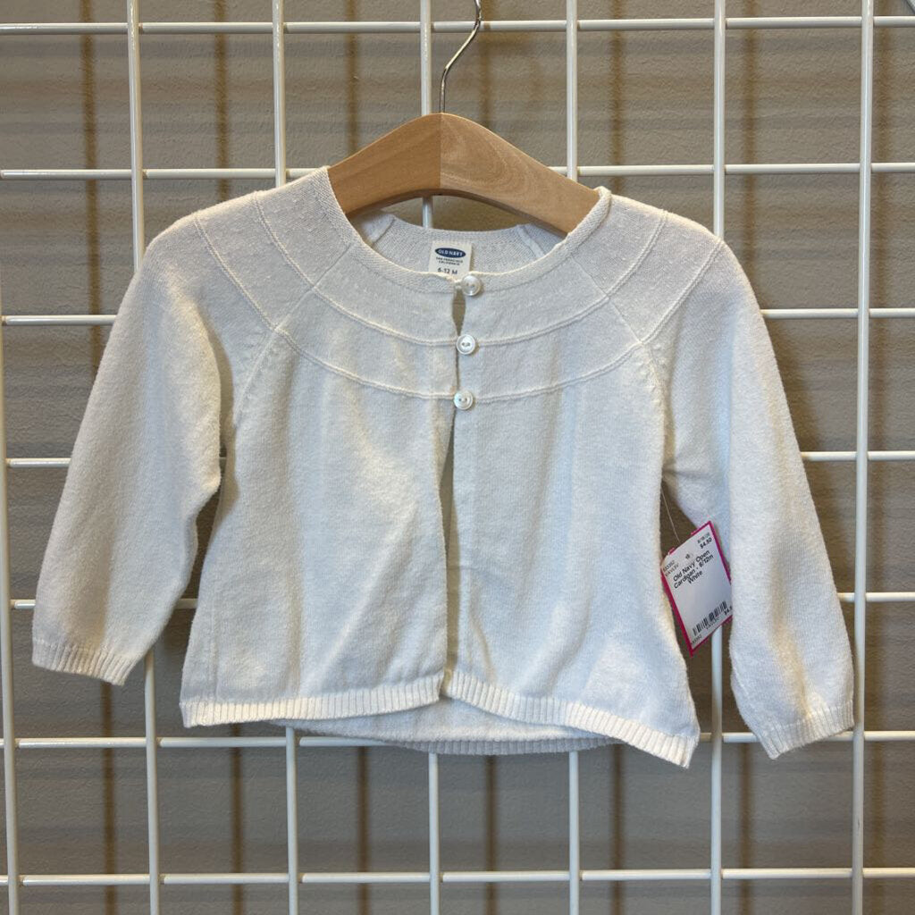 Old Navy Open Cardigan - 6/12m (small mark on collar0