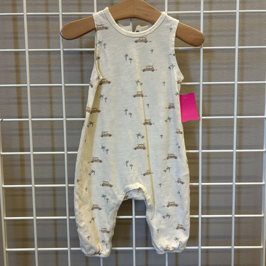 Rylee and Cru Car Tank Romper - 3/6m