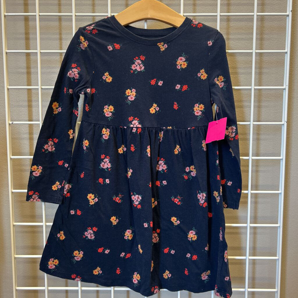Old Navy Floral LS Dress - 5T