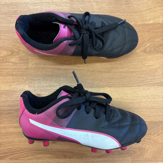 Puma Black/Pink Soccer Cleats - 12