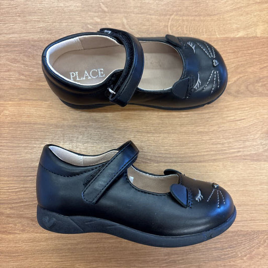 Children's Place Black Cat Mary Janes - 7