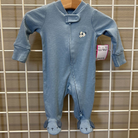 Carter's Ribbed Zip Sleeper - NB