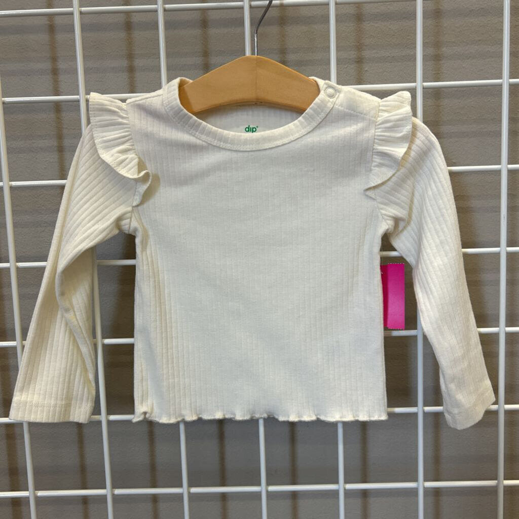 Dip Ribbed LS Tee - 18/24m