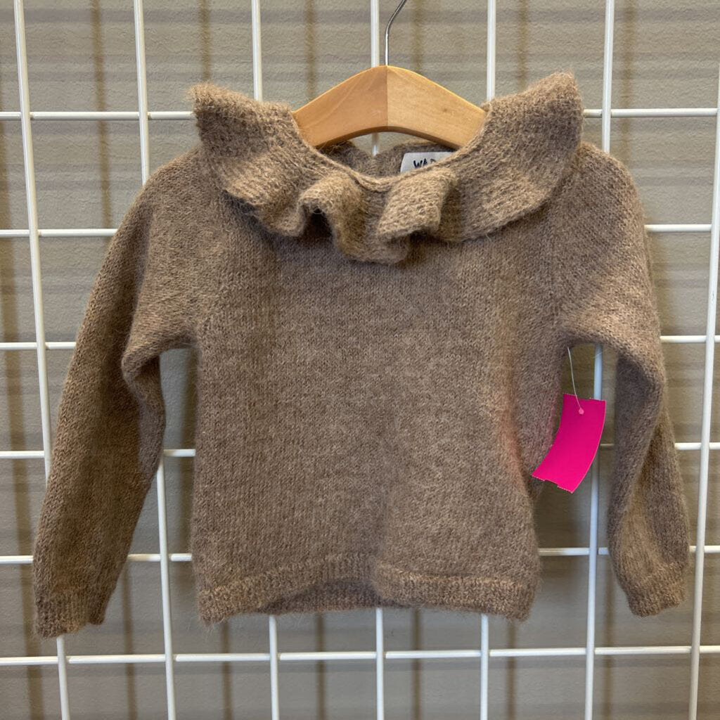 Waddler Wool Ruffle Collar Sweater - 2/3