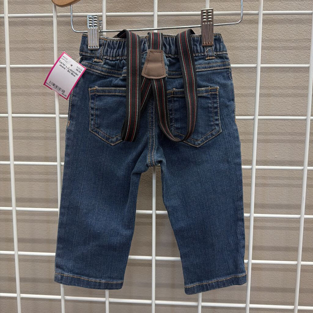 Carter's Suspender Jeans - 9m