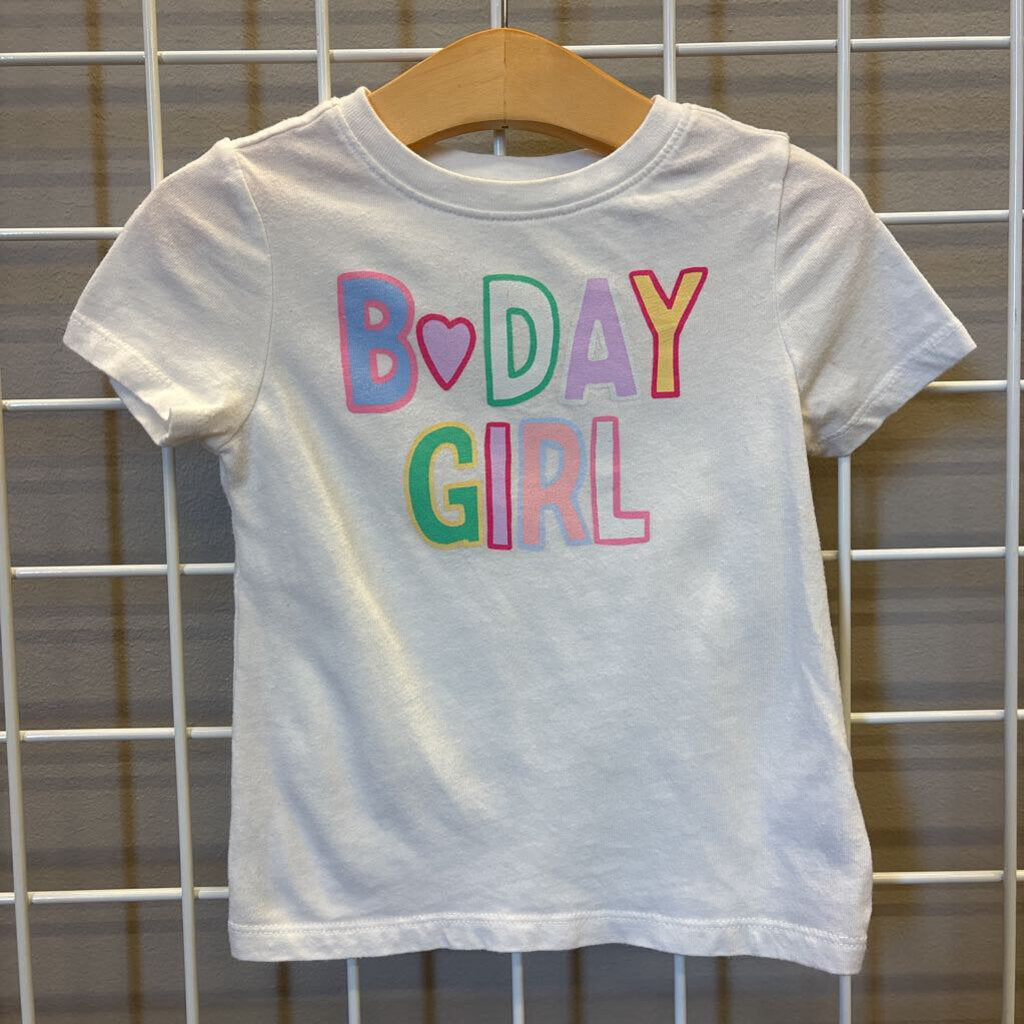 Old Navy Bday Girl SS Tee - 2T