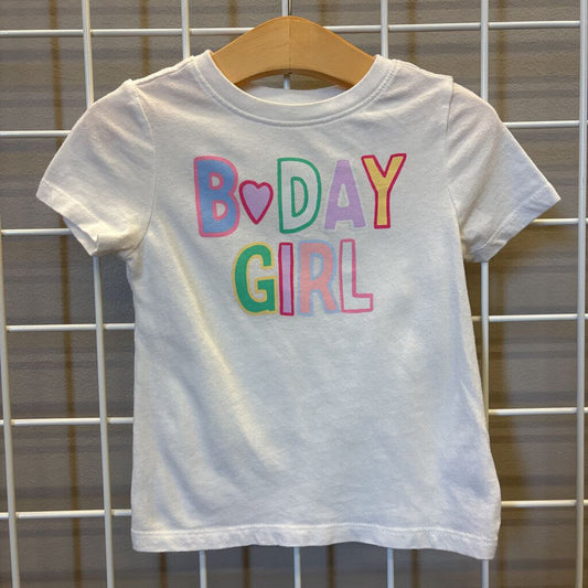 Old Navy Bday Girl SS Tee - 2T