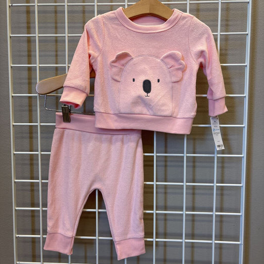 NWT Carter's Koala Terrycloth Two Pc Set - 6m