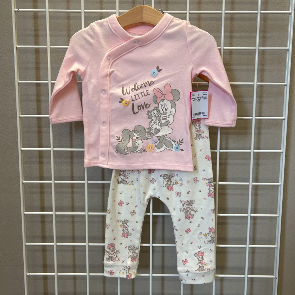 Disney Baby Minnie Two Pc Set - 6/9m
