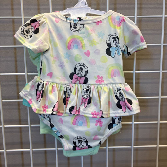 NWT Disney Baby Set of 2 SS Onesies - 6/9m