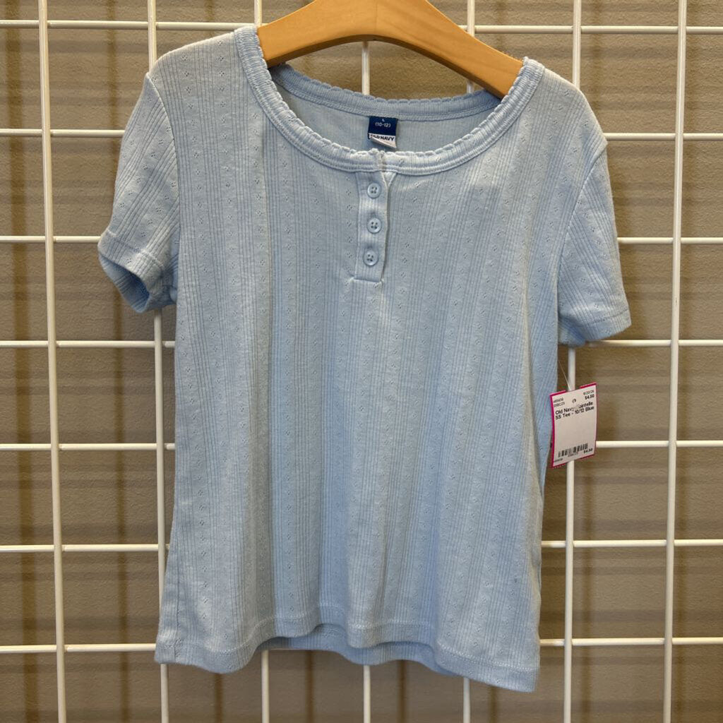 Old Navy Pointelle SS Tee - 10/12