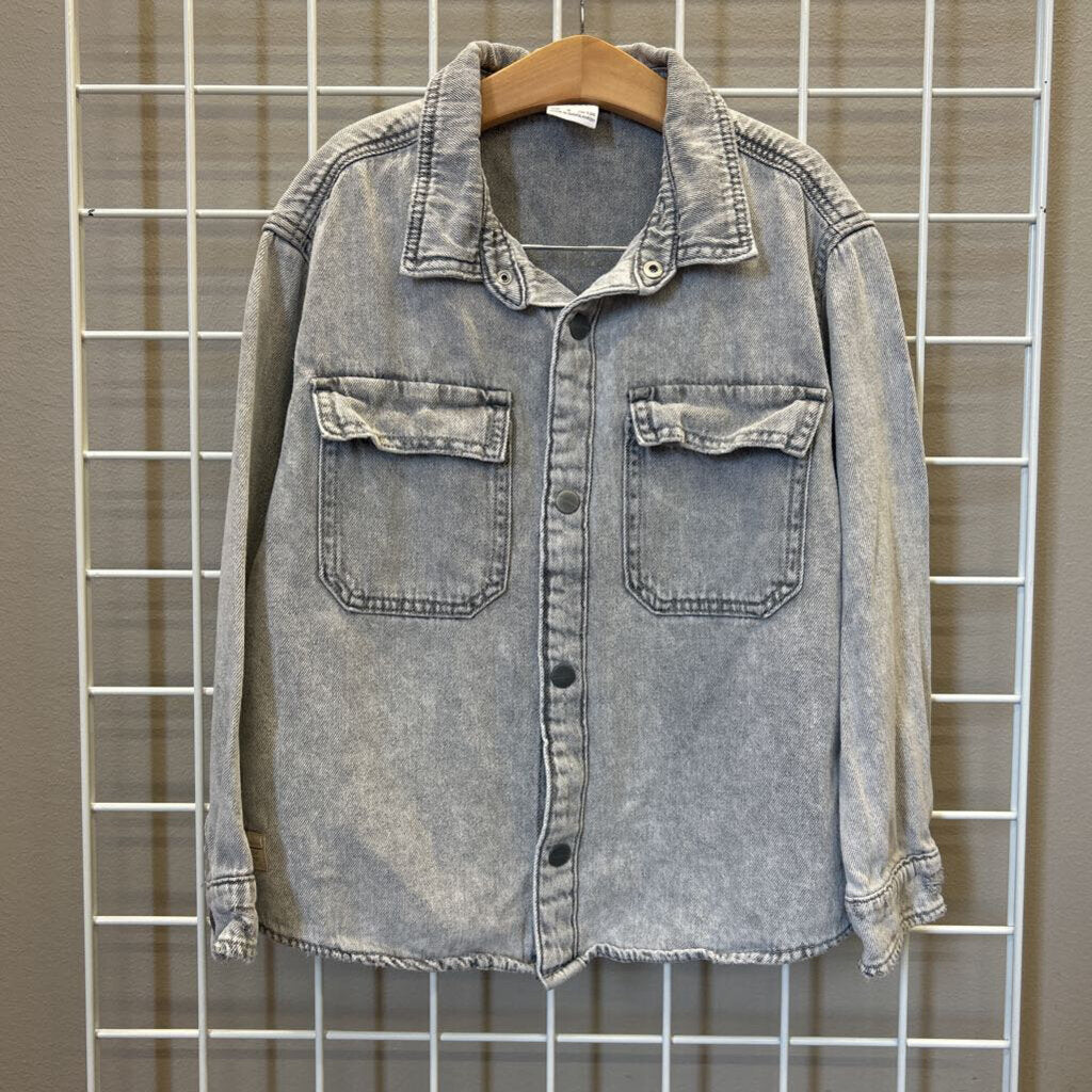 Zara Denim LS Snap - 9