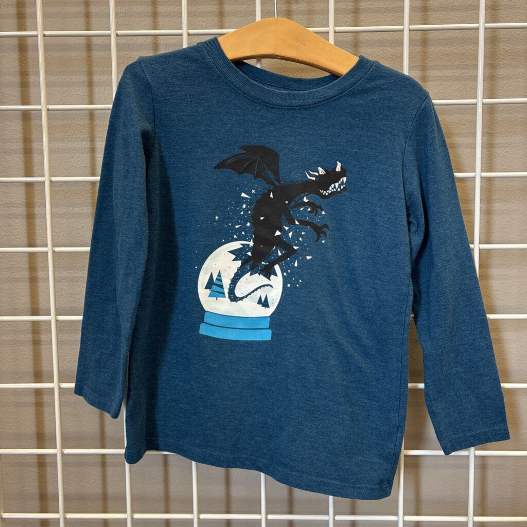 Cat & Jack Dragon LS Tee - 5T