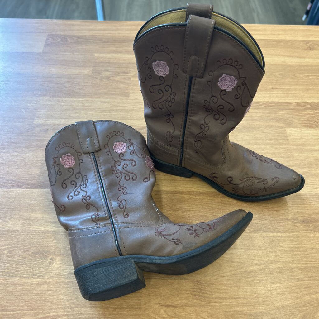 Shyanne Rose/Brown Cowgirl Boots - 13