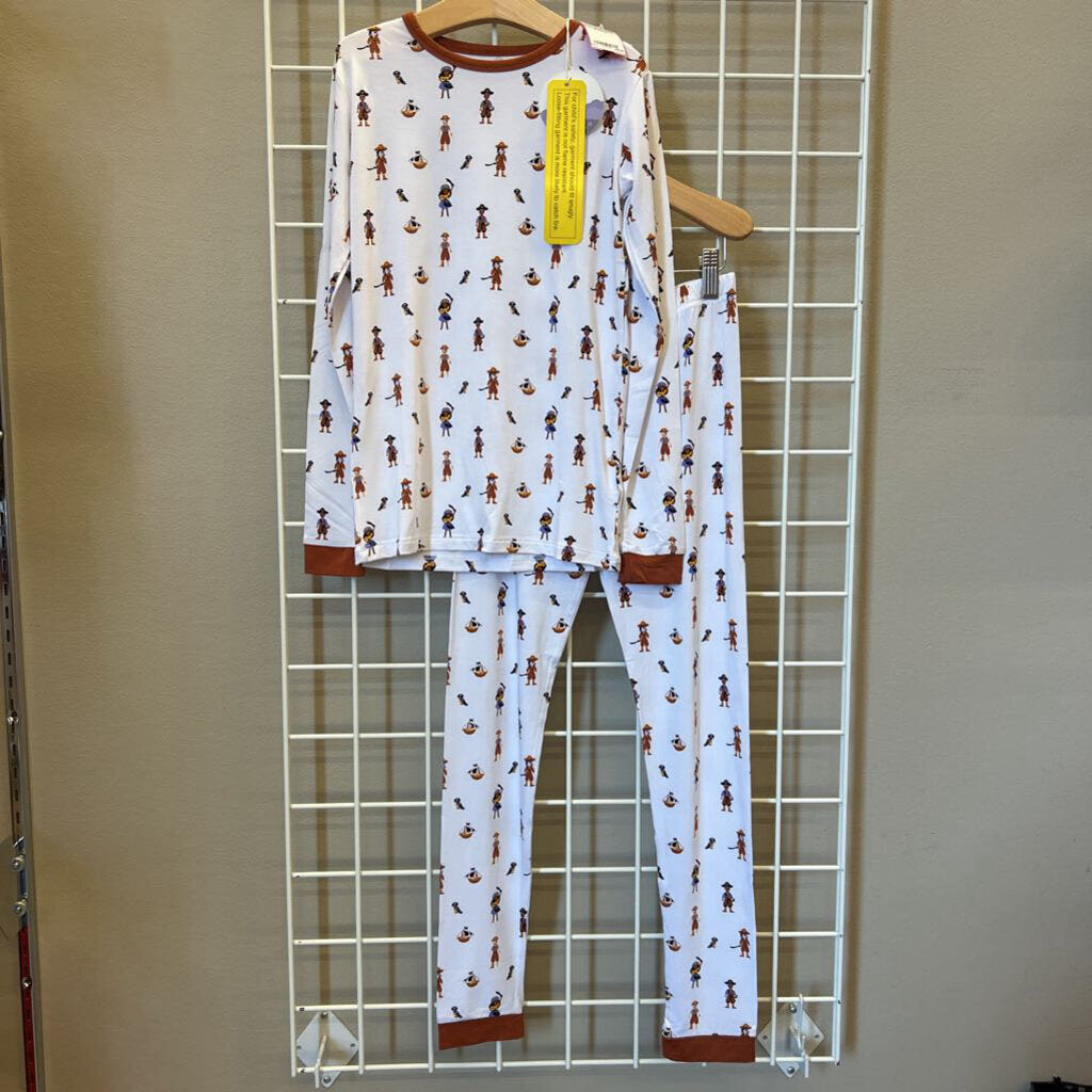 NWT Bubble Baby Pirate Bamboo Pjs - 10