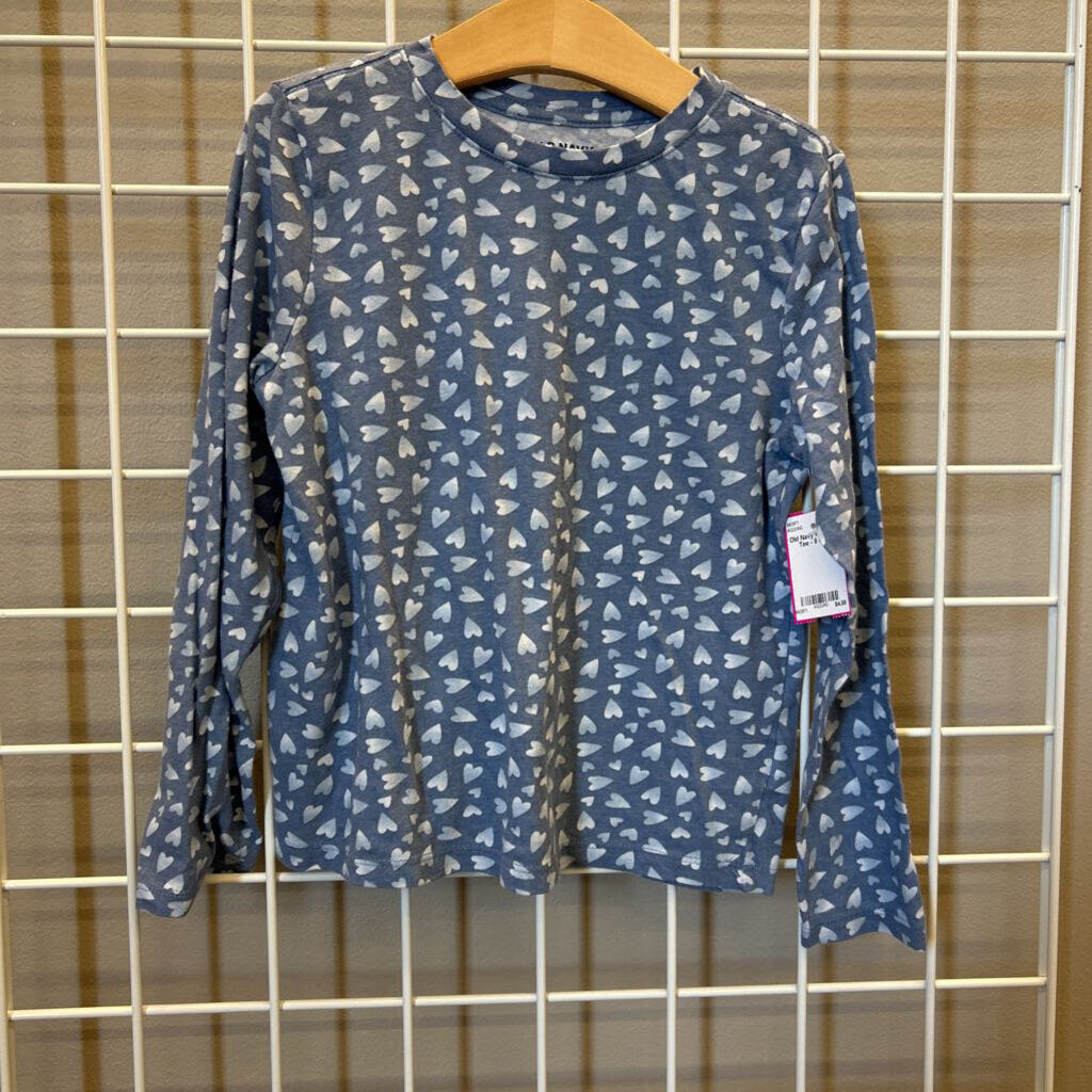 Old Navy Heart LS Tee - 8