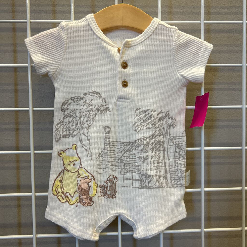 Disney Winnie the Pooh Short Romper - 0/3m