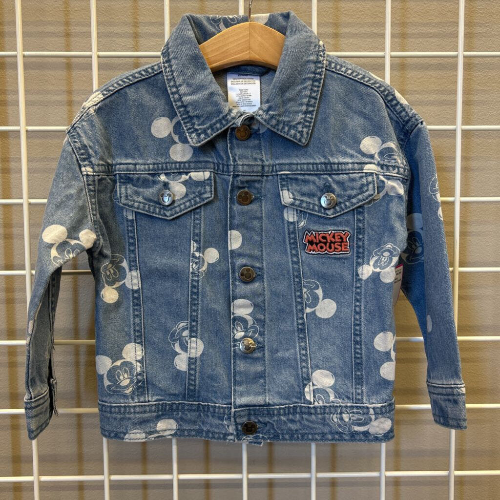 Disney Mickey Mouse Denim Jacket - 3T