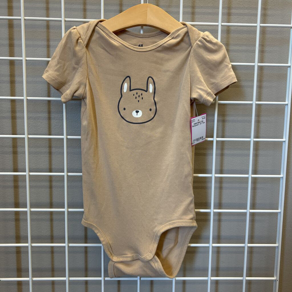 H&M Bear SS Bodysuit - 4T