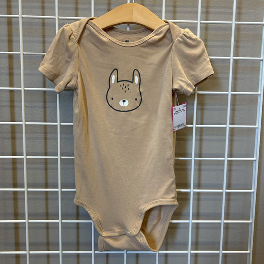 H&M Bear SS Bodysuit - 4T