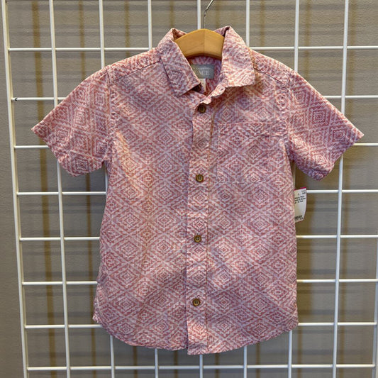 Children's Place Diamond SS Button Up - 5T