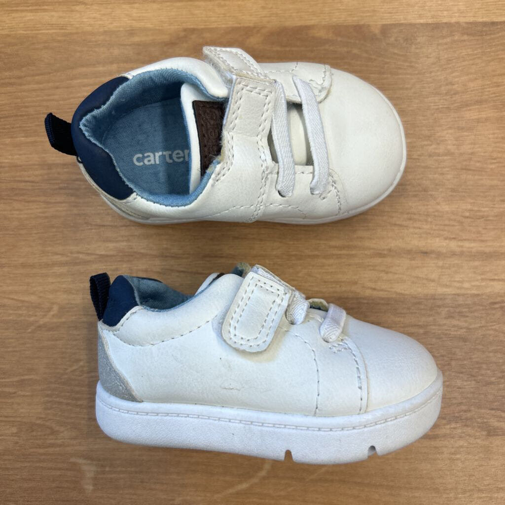 Carter's White Early Walker Sneakers - 2.5