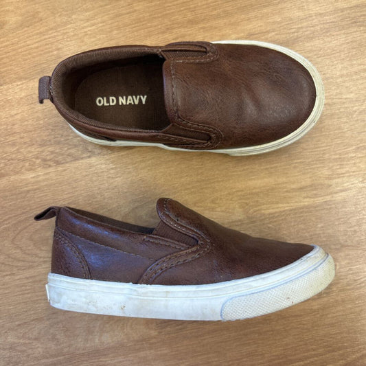 OId Navy Brow Slip On Shoes - 6