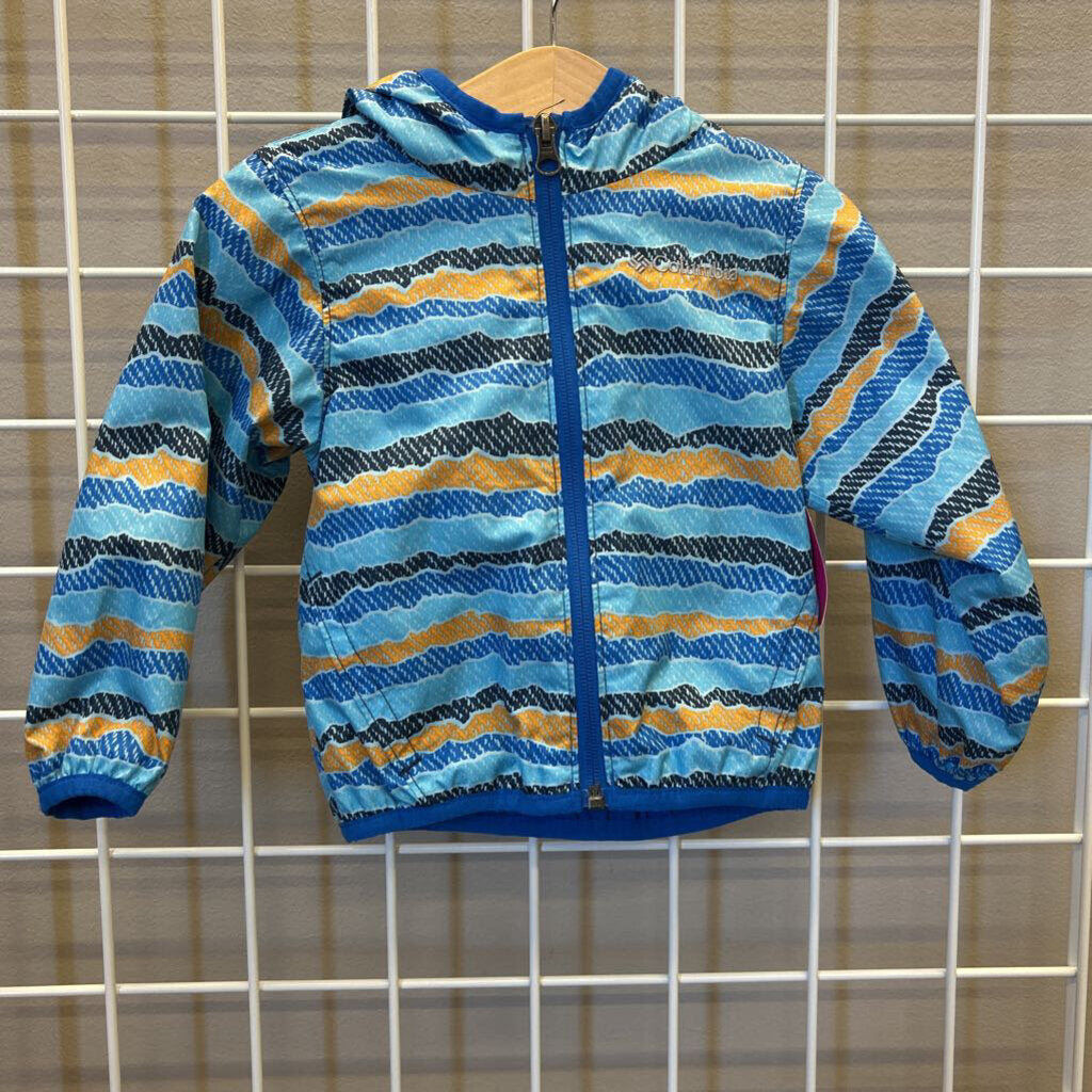 Columbia Stripe Rain Jacket - 18/24m