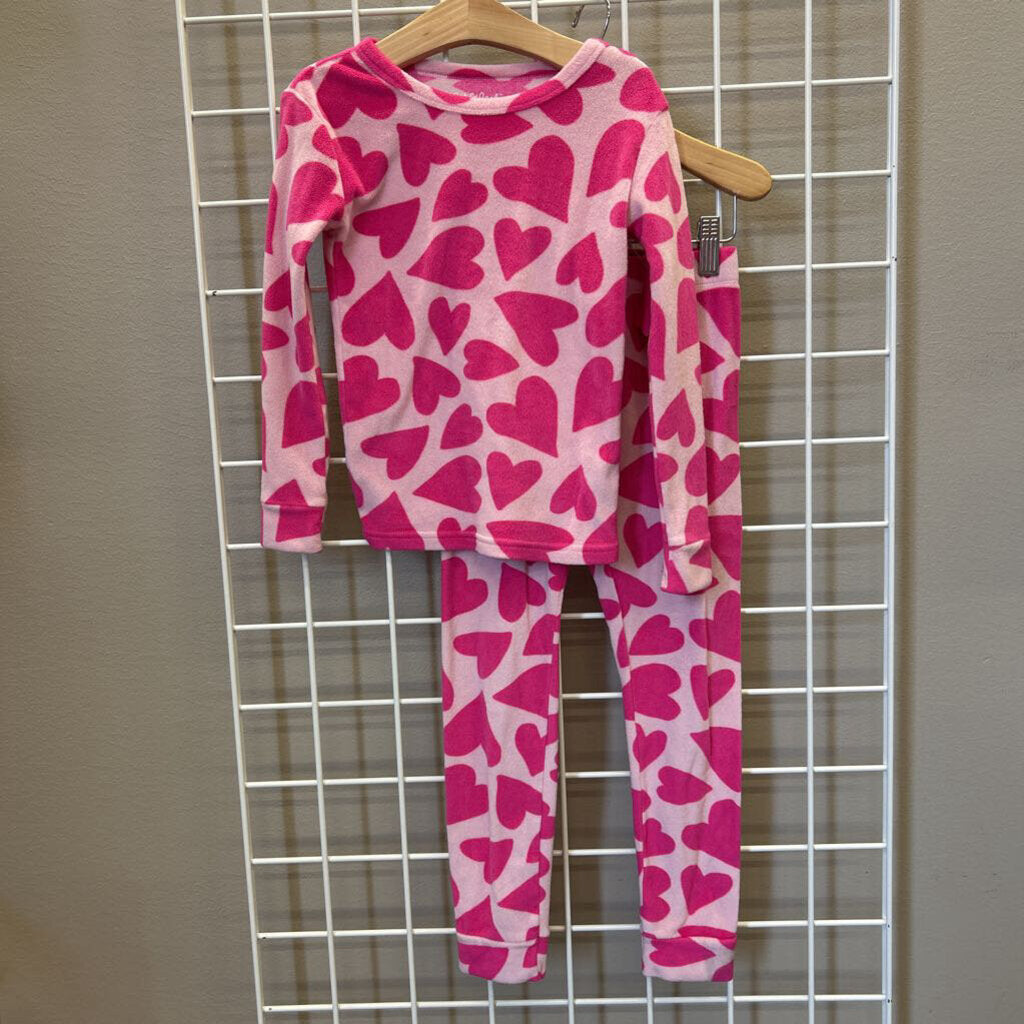 Cat & Jack Heart Fleece Pjs - 6
