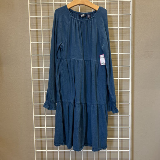 Land's End Crinkle LS Dress - 10/12