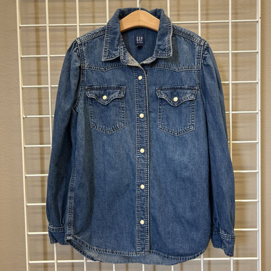 Gap Kids LS Denim Snap - 10