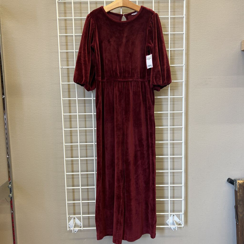 Hanna Andersson Velvet LS Romper - 8