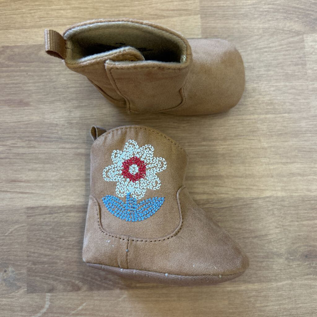 Old Navy Cowgirl Boot Crib Shoes - 0/3m