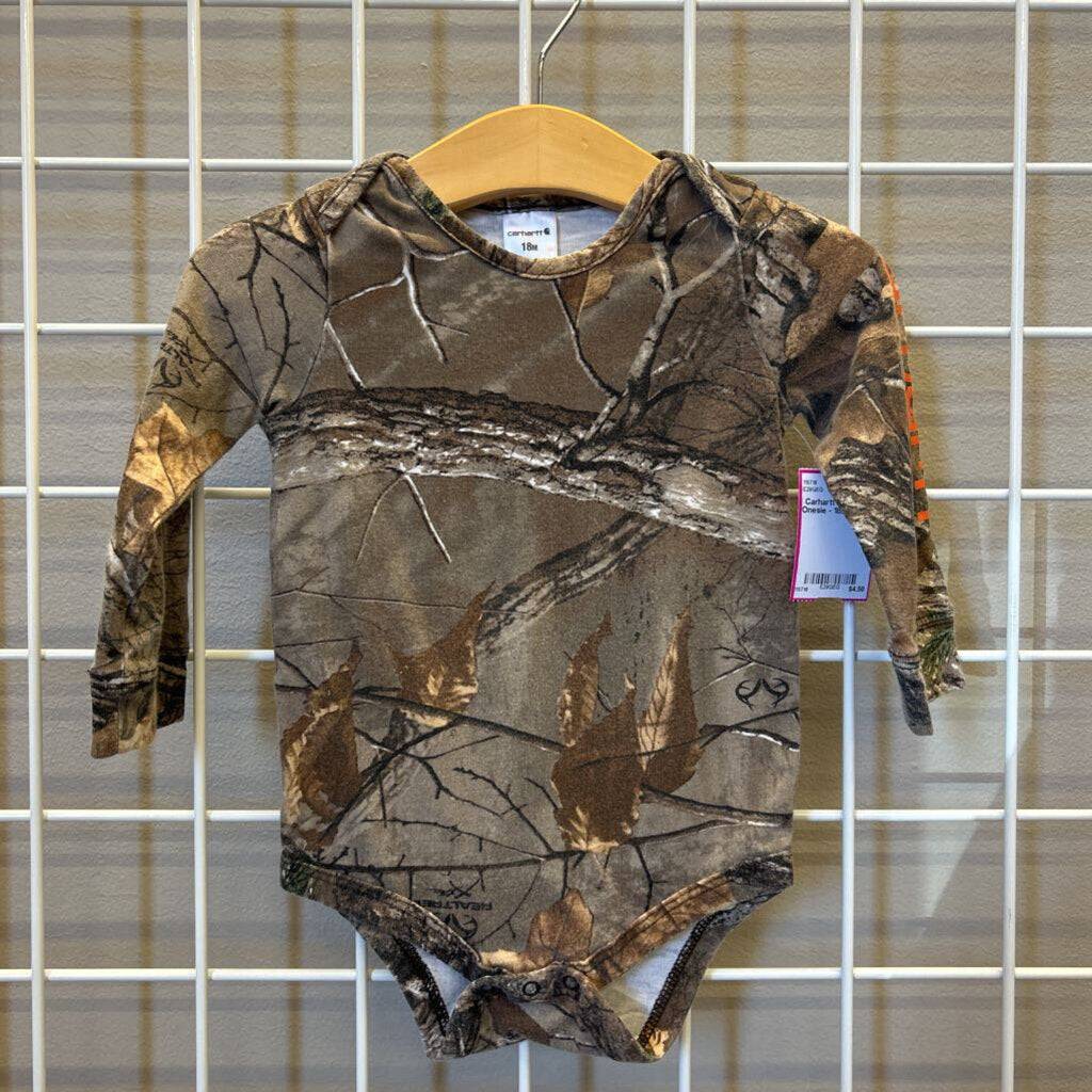 Carhartt Camo LS Onesie - 18m