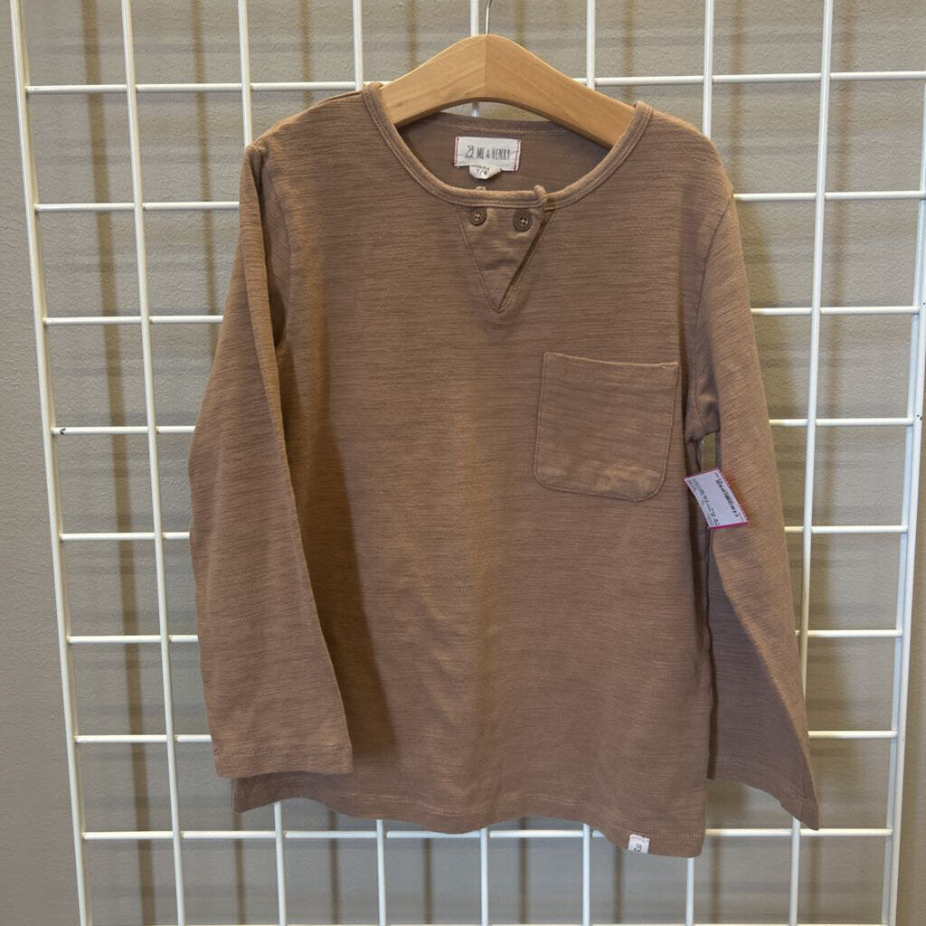 Me & Henry Pocket LS Tee - 7/8