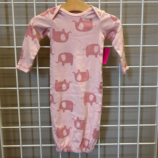 Carter's Elephant Sleeping Gown - 0/3m