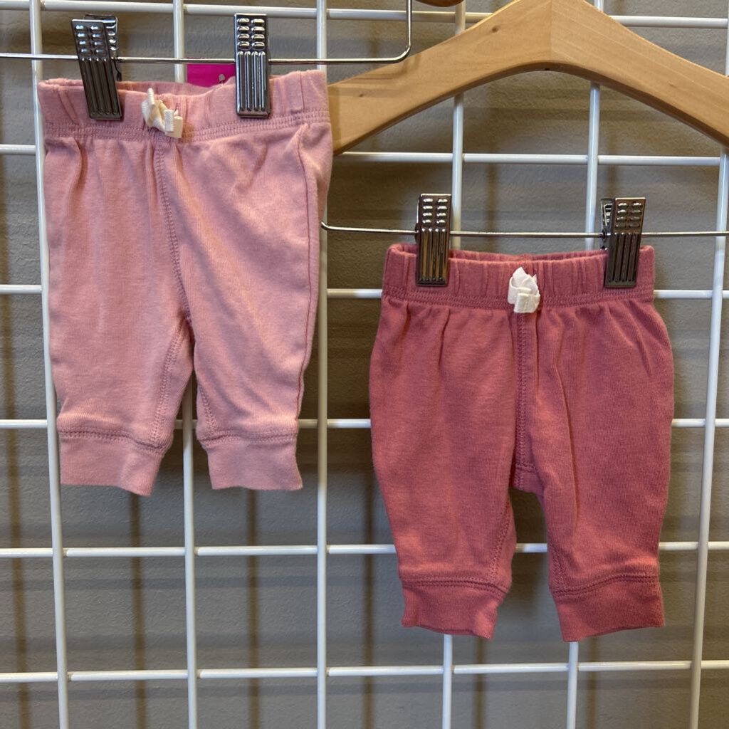 Carter's Set of 2 Soft Pants - NB