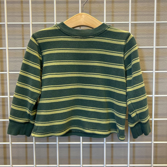 Gymboree Thermal Stripe LS Tee - 2T